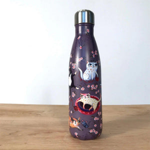 Allen Designs Cats Water bottle 17oz/500ml