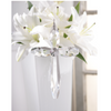 Clear Acrylic Hanging Cross 7"