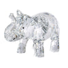 Acrylic Elephant with Trunk Up Figurine