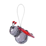 Acrylic Love Ladybug Figurine Ornament