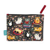 Allen Designs Crazy Cats Zip Pouch (Med)