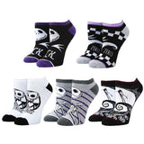 The Nightmare Before Christmas 5 Pair Ankle Socks