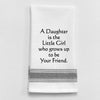 Wild Hare "A Daughter Friend" Towel