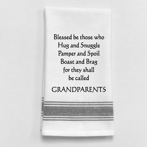 Wild Hare "Blessed Grandparents" Towel