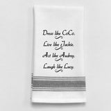 Wild Hare "Like Coco Jackie Audrey Lucy" Towel