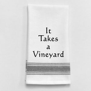 Wild Hare "It takes a Vineyard" Towel