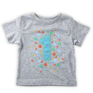 Hallmark Gray First Birthday T-Shirt, 12 Months