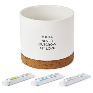 Hallmark Never Outgrow My Love Planter Handprint Kit