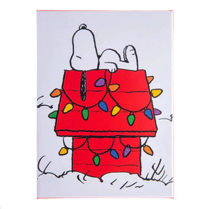 Snoopy on Holiday Dog House Assorted Petite Christmas Boxed Card