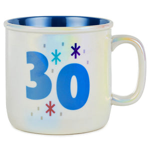 Hallmark "30" Birthday Mug, 18 oz.