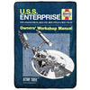 Star Trek Enterprise Owners Manual Fleece Throw Blanket