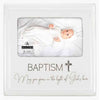 Malden Baptism White Ceramic 4"x6" Photo Frame