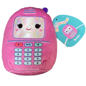 Squishmallow Beckie the Cell Phone Tech Squad 8" Stuffed Plush By Kelly Toy