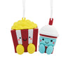 Hallmark Better Together Popcorn & Slushie Magnetic Ornaments, Set of 2