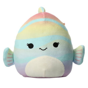 Squishmallow Canda the Rainbow Fish 5" Stuffed Plush by Kelly Toy