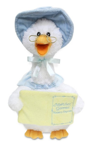 Cuddle Barn 14" Mother Goose Blue Animated Musical and Motion Plush