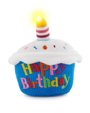 Cuddle Barn 5" Happy Birthday Cupcake Squeezer
