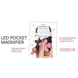 Tropical Opticard Pocket Size LED Light Up Handy Magnifier