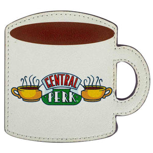 Friends Central Perk Faux Leather Zipper Coin Pouch