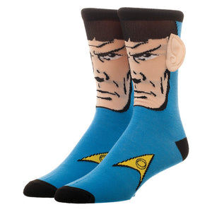 Star Trek Spock with Ears Crew Socks for Men