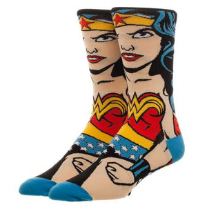 DC Comics Wonder Woman 360 Character Crew Socks