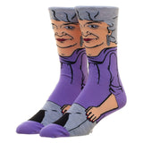 Golden Girls Dorothy 360 Character Crew Socks