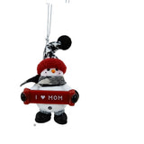 There's Snow One as Special as You Mini Cozy Snowman Personalized Name Ornament Blank DIY, Family and Holiday Greetings