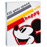 Hallmark Disney Mickey Mouse Happy Space Wood Quote Sign, 9x11