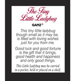 Tiny Little Glass Ladybug Pocket Token Charm