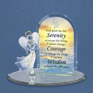 Glass Baron Serenity Prayer Figurine