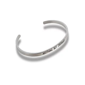 "Anything But Ordinary" Silver Embracelet