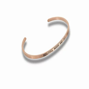 "Beautiful Inside And Out" Rose Gold Embracelet