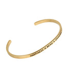 Happiness Is Being A Grandma Gold Embracelet
