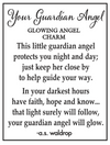 Guardian Angel Glow in the Dark Pocket Token Charm