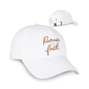 Hallmark Running on Faith White Baseball Cap