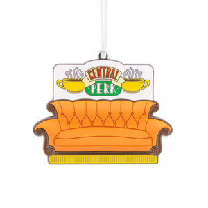 Hallmark Friends Central Perk Cafe Couch Metal With Dimension Ornament