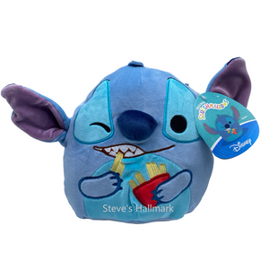 Squishmallow Disney Stitch Holding French Fries 8" Stuffed Plush by Kelly Toy