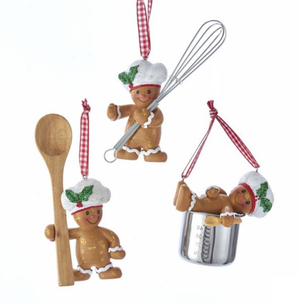 Gingerbread Boy Utensil Ornaments