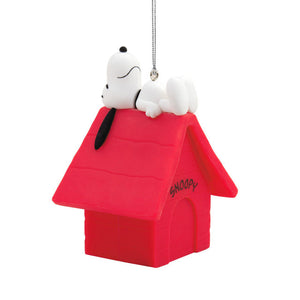 Hallmark Peanuts® Snoopy on Red Doghouse Hallmark Ornament