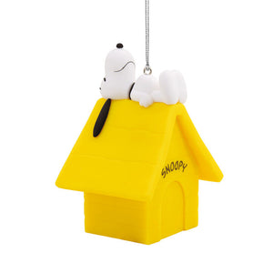 Hallmark Peanuts® Snoopy on Yellow Doghouse Hallmark Ornament