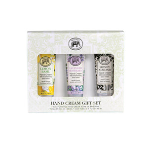 Michel Design Works Mini Hand Cream Gift Set Includes Lemon Basil, Lavender Rosemary, Honey Almond