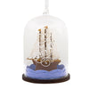 Hallmark Signature Ship in a Bottle Glass Cloche Hallmark Ornament