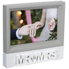 Mr. & Mrs. Beveled Wedding Picture Frame Holds 4"x6" Photo