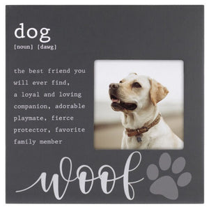4X4 Woof Definition Dog Frame