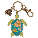 Enamel Key Chain Sea Turtle
