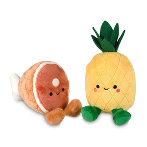 Hallmark Better Together Ham and Pineapple Magnetic Plush Pair, 7"