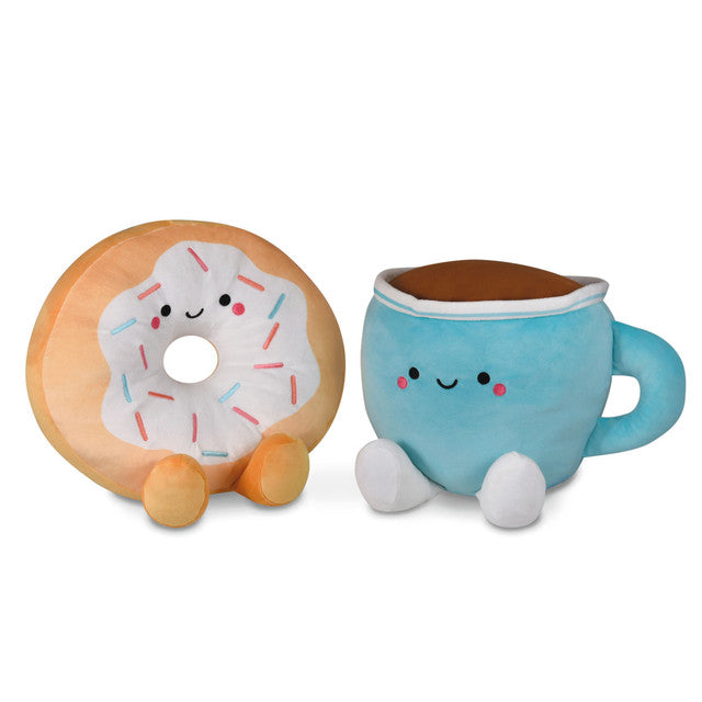 Hallmark Large Better Together Donut and Coffee Magnetic Plush
