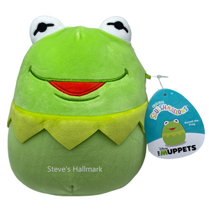Squishmallow Muppets' Kermit 8" Stuffed Plush by Kelly Toy