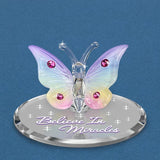 Glass Baron Believe in Miracles Butterfly Figurine