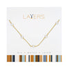 Gold Multi Pearl Layers Necklace
